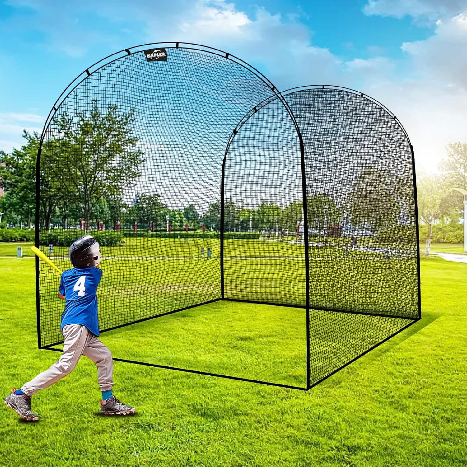 Amazon | Kapler 野球バッティングゲージ バッティングケージ 野球練習